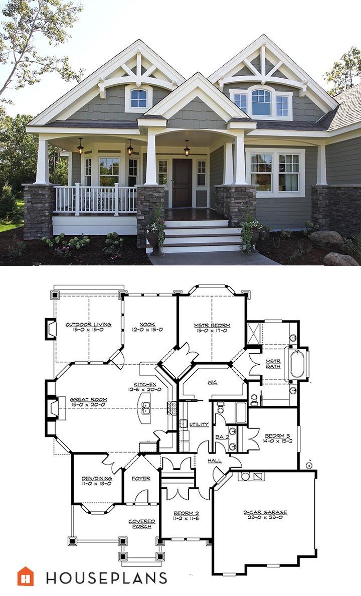 Craftsman House Designs Floor Plans Cottage Style House Plans 