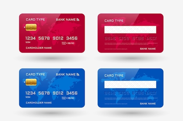 Credit Card Template Printable