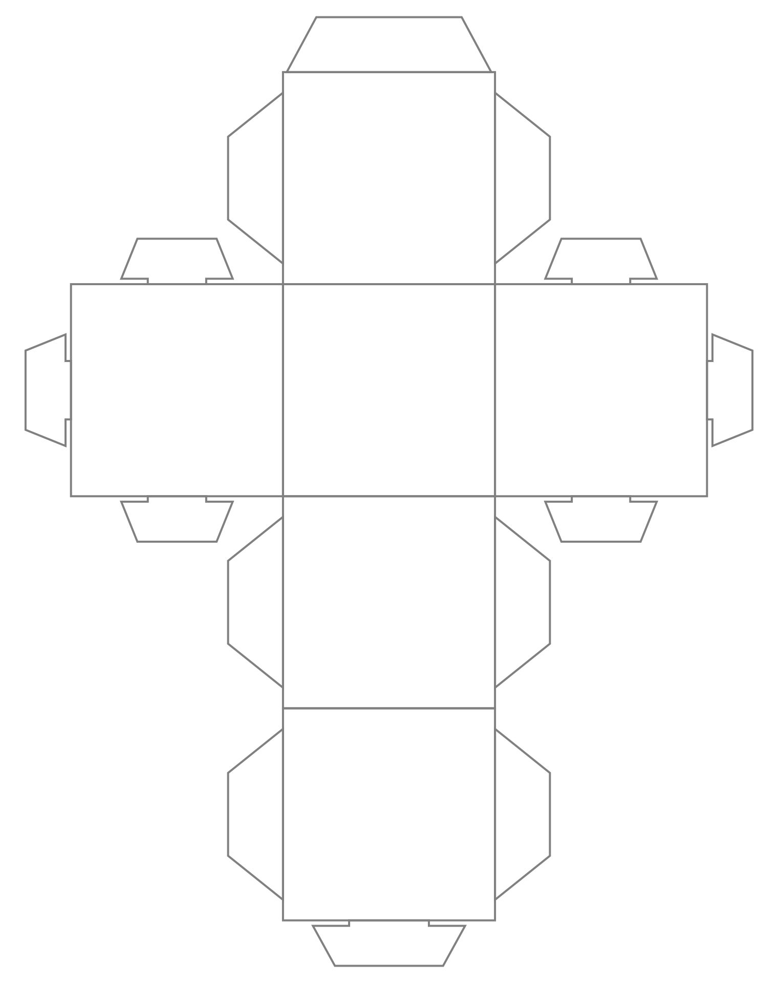 Cube Template 4 Inches 10 Free PDF Printables Printablee Cube Template 4 Inches 10 Free PDF Printables Printablee