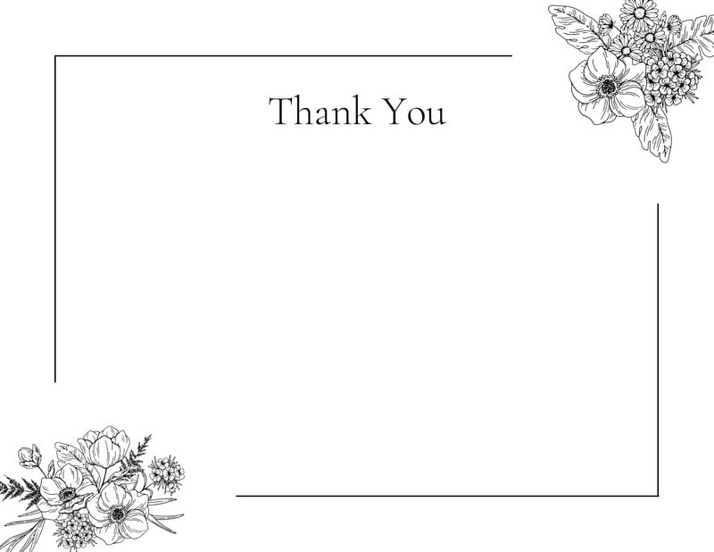 Customize 292 Thank You Note Card Templates Online Canva