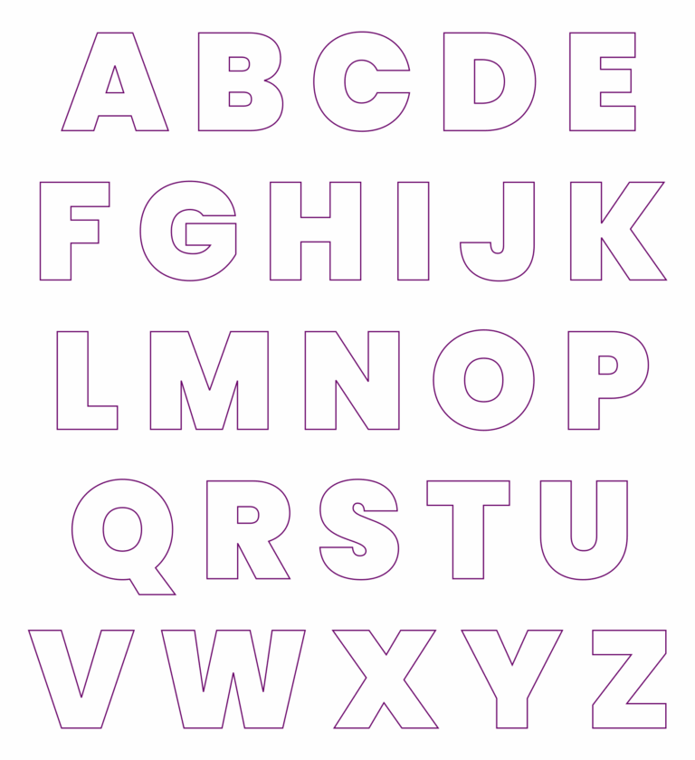 Cut Out Printable Alphabet Letters Printable Word Searches