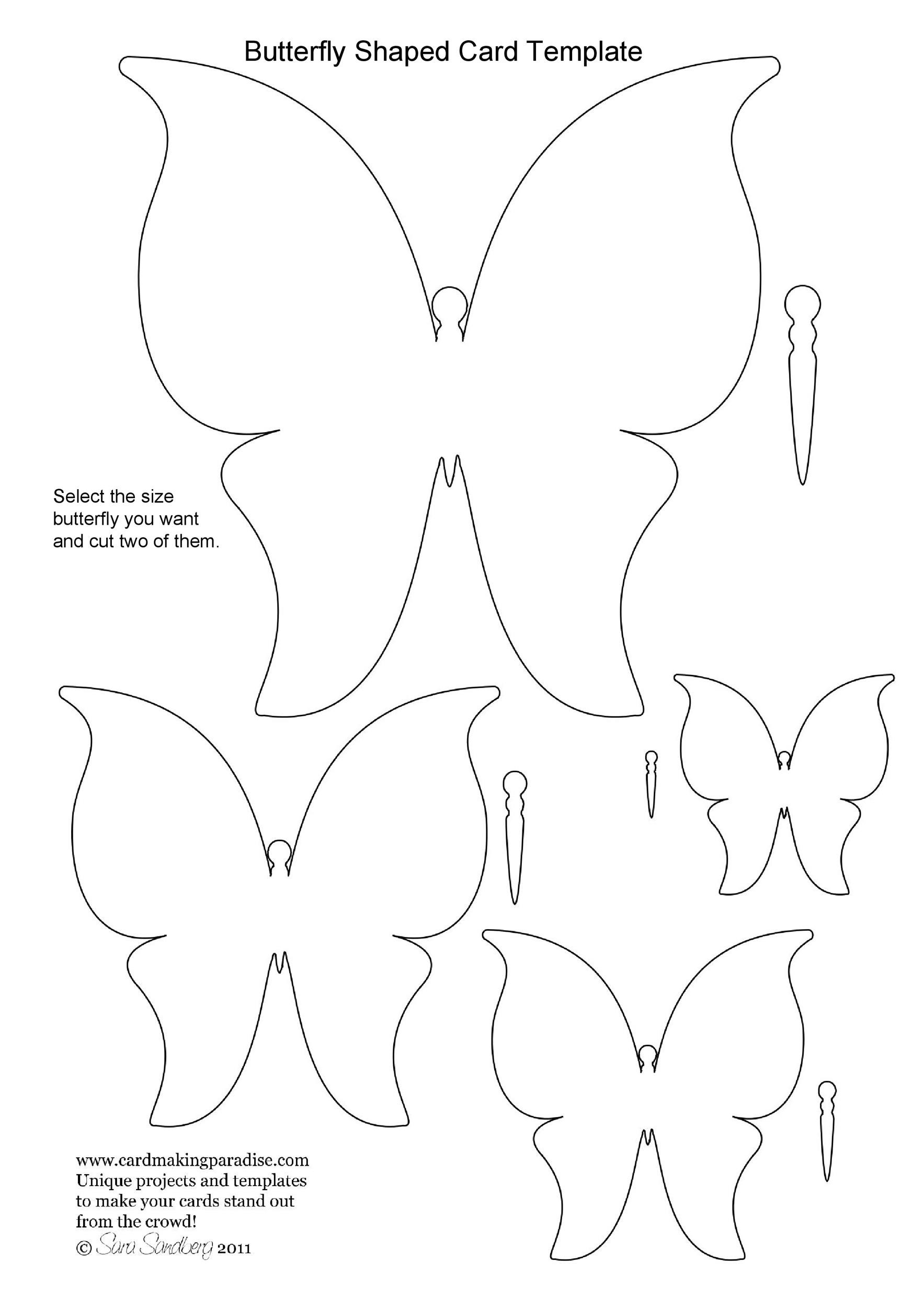 Cut Out Printable Butterfly Template Printable Templates Free