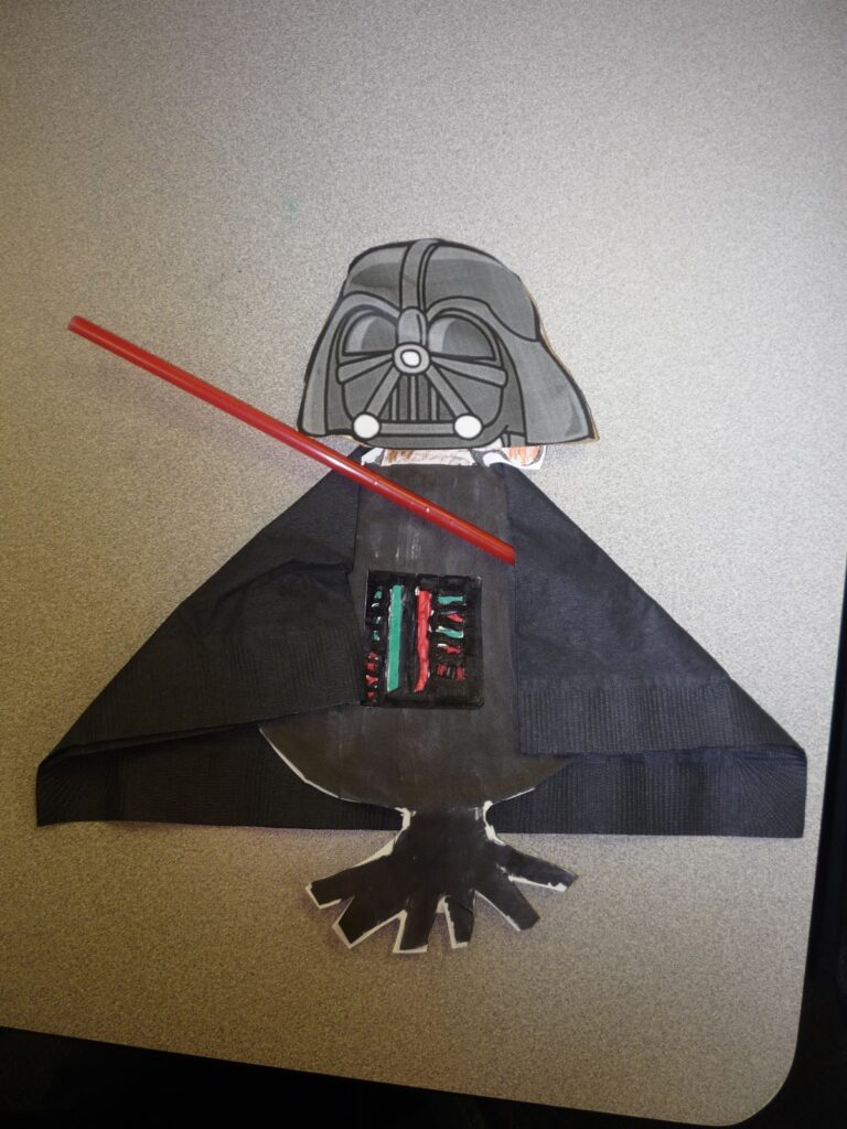 Darth Vader Turkey Disguise Template Printable