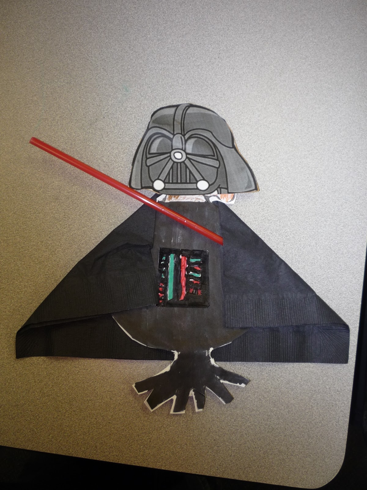 Darth Vader Turkey Disguise Template Printable