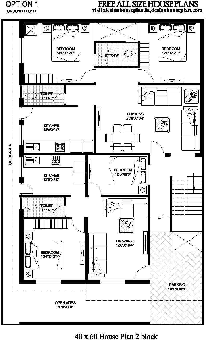 Discover Expansive Living 40x60 House Floor Plans For Spacious And 