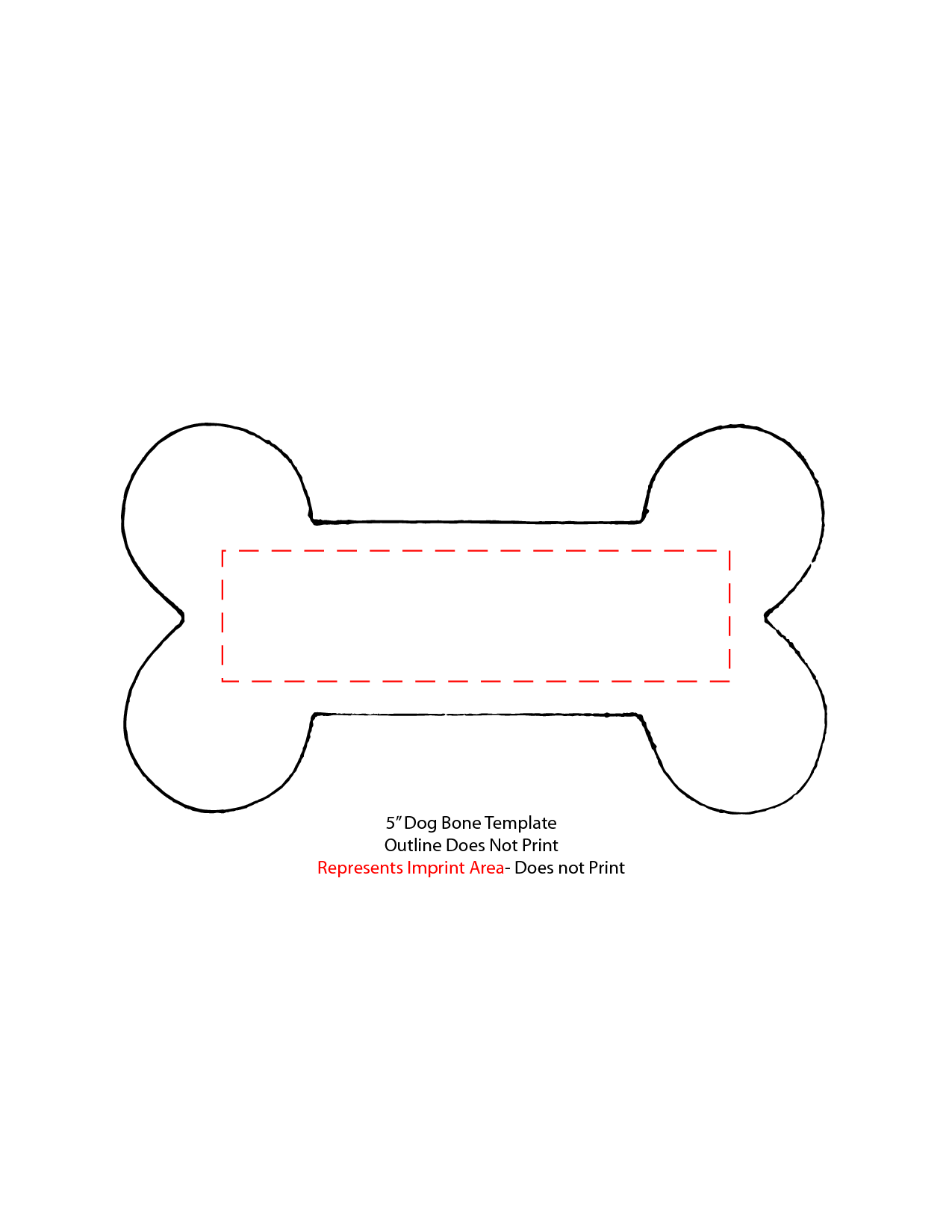 Dog Bone Template Printable