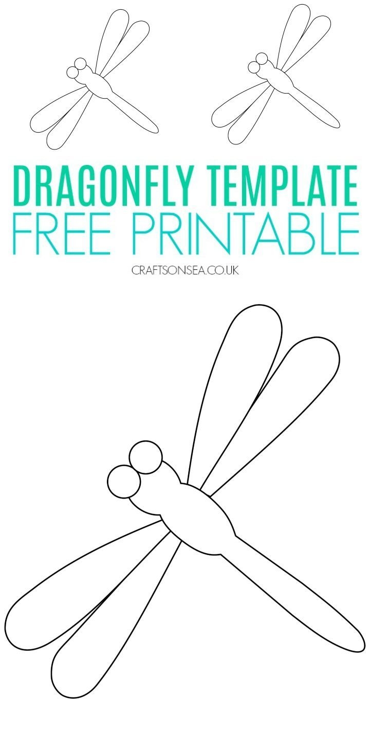 Dragonfly Printable Template Printable New Year Banners
