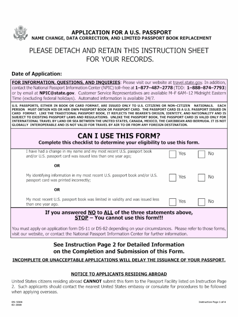 Ds 5504 Fillable Form Fill And Sign Printable Template Online US 