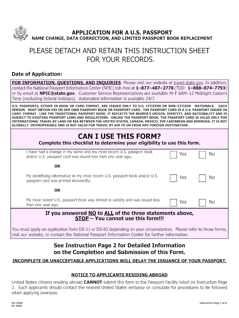 Ds 5504 Fillable Form Fill And Sign Printable Template Online US