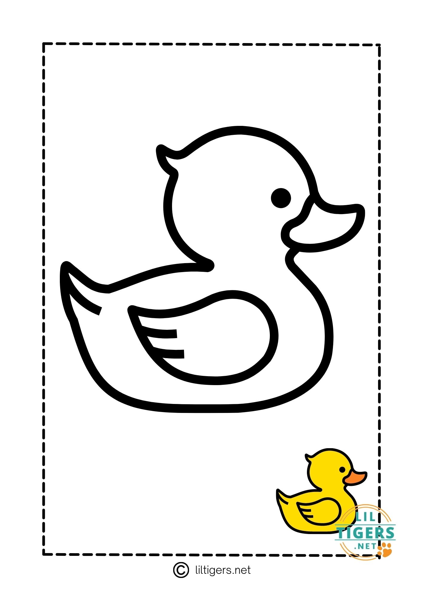 Duck Printable Template Duck Printable Template