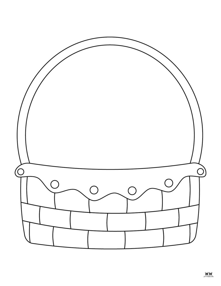 Easter Basket Templates 25 FREE Printables Printabulls