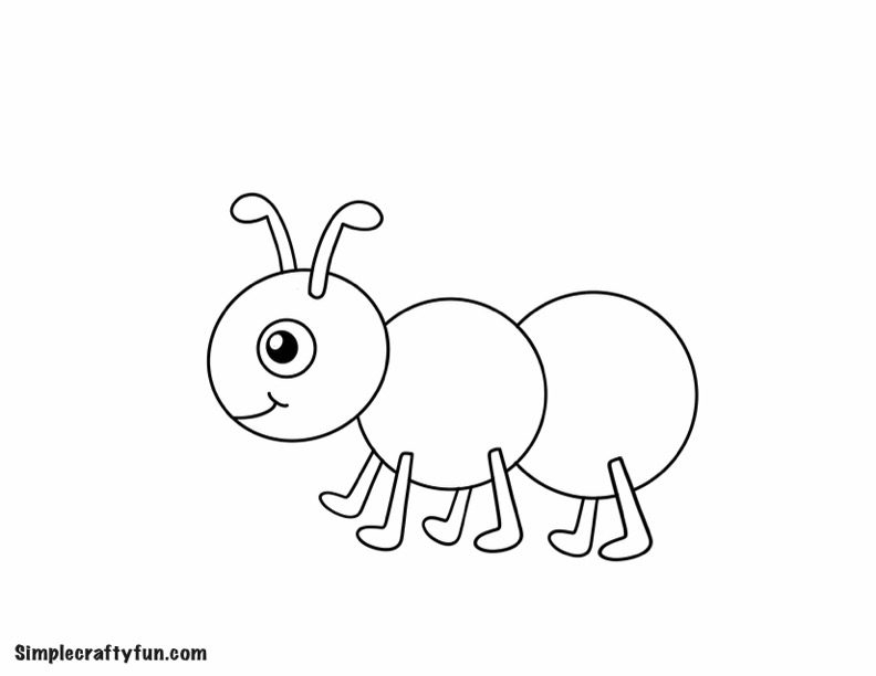 Easy Ant Craft Template Free Printable Easy Ant Craft Template Free Printable