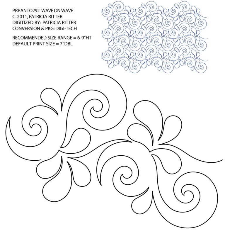 Easy Printable Machine Quilting Templates For Beginners Smart 