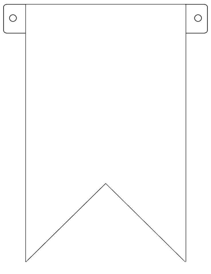 Editable Flag Banner Template