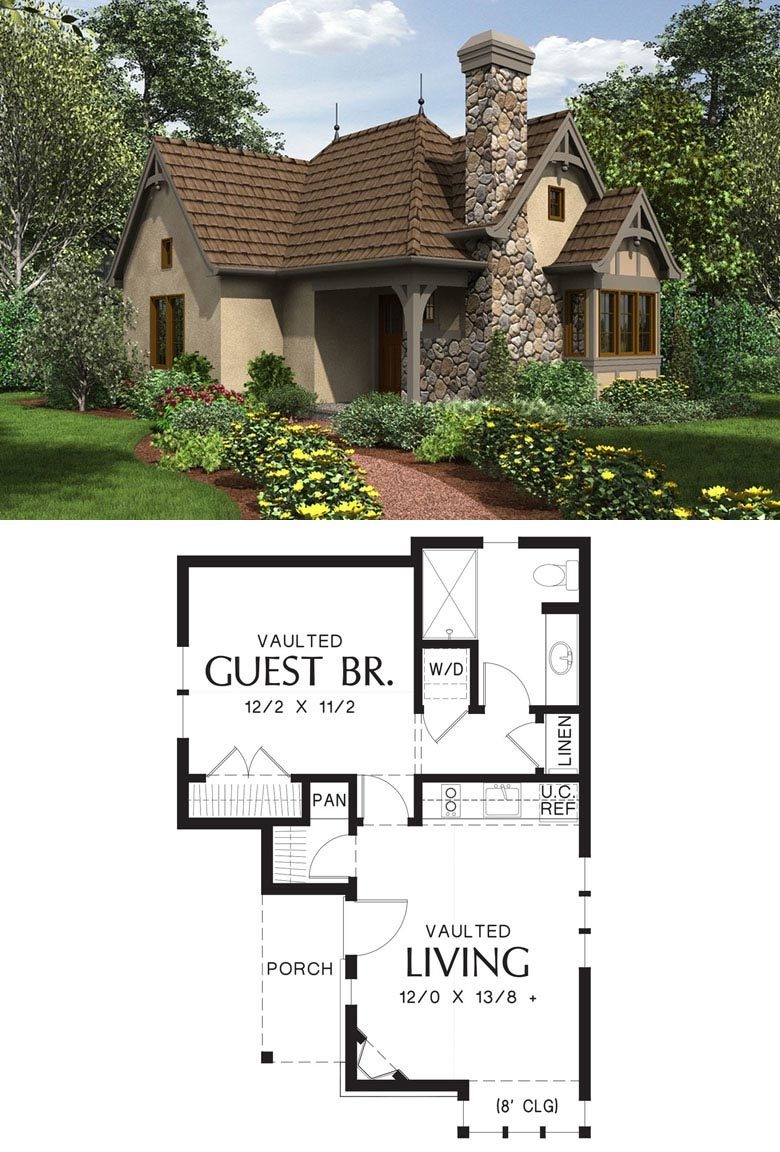 Enchanted Cottage Tiny House Floor Plan