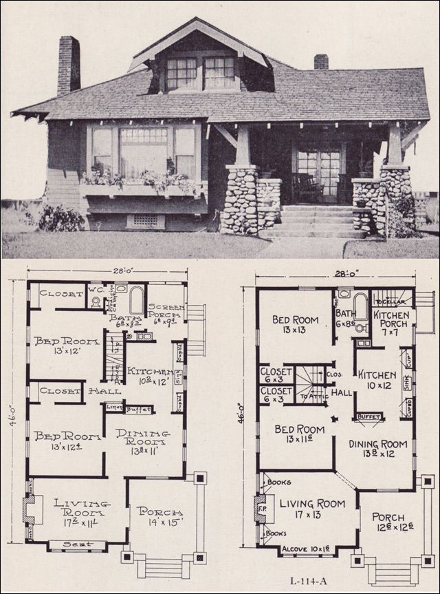 Exploring Craftsman Bungalow House Plans From The 1920S House Plans