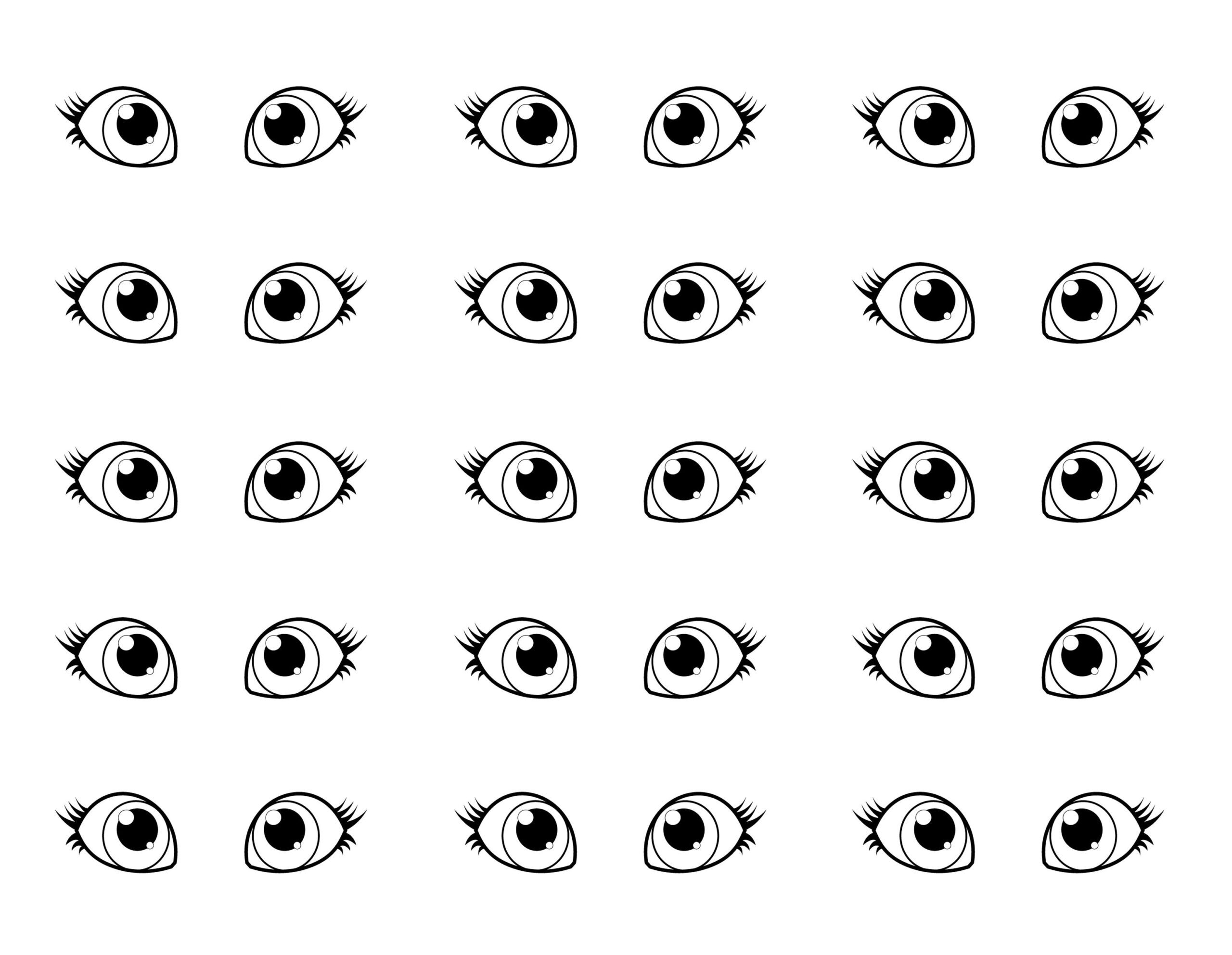 Eye Template Printable