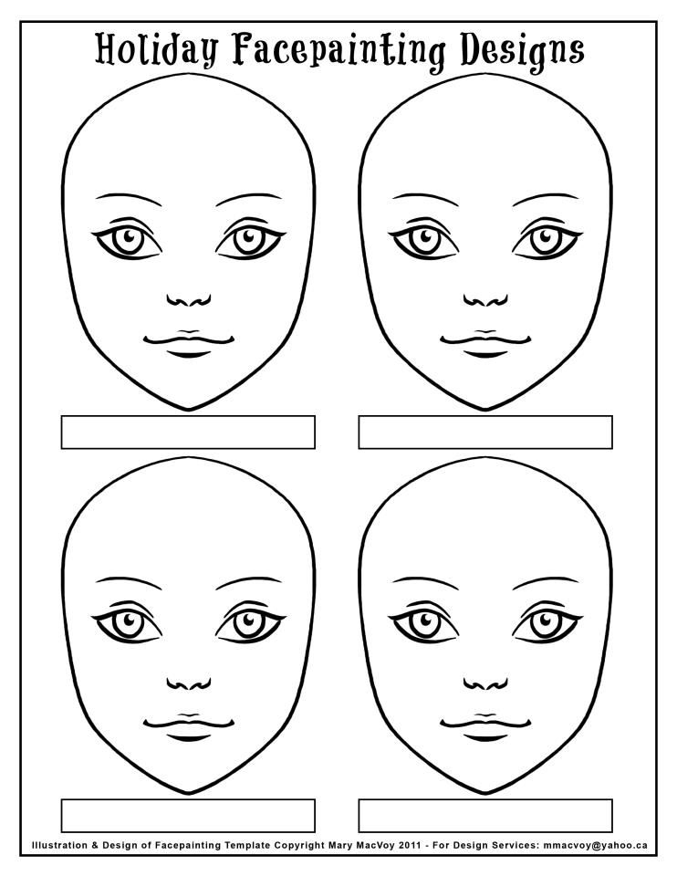 Face Painting Stencils Printable Free Free Printable