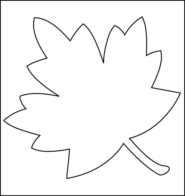 Fall Leaf Template Free Printable Printable Templates