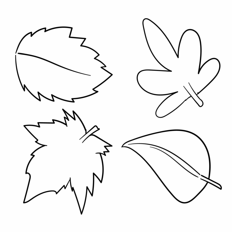 Fall Leaves Templates 10 Free PDF Printables Printablee