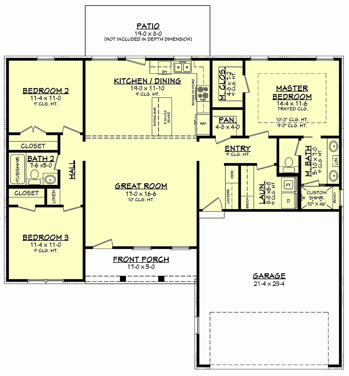 Floor Plans For 3 Bedroom 2 Bathroom House Viewfloor co