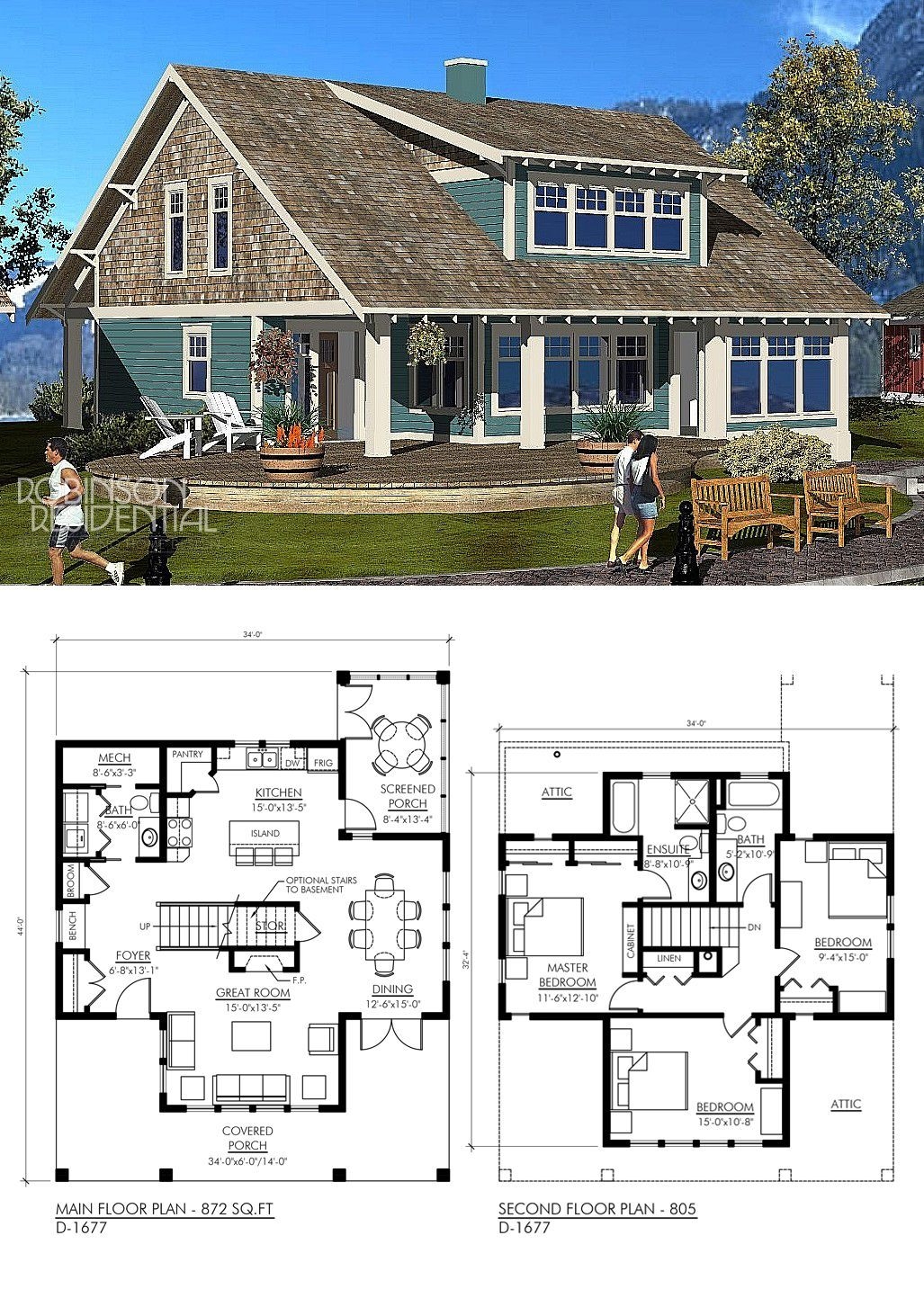 Floor Plans For The Ideal Lake House House Plans