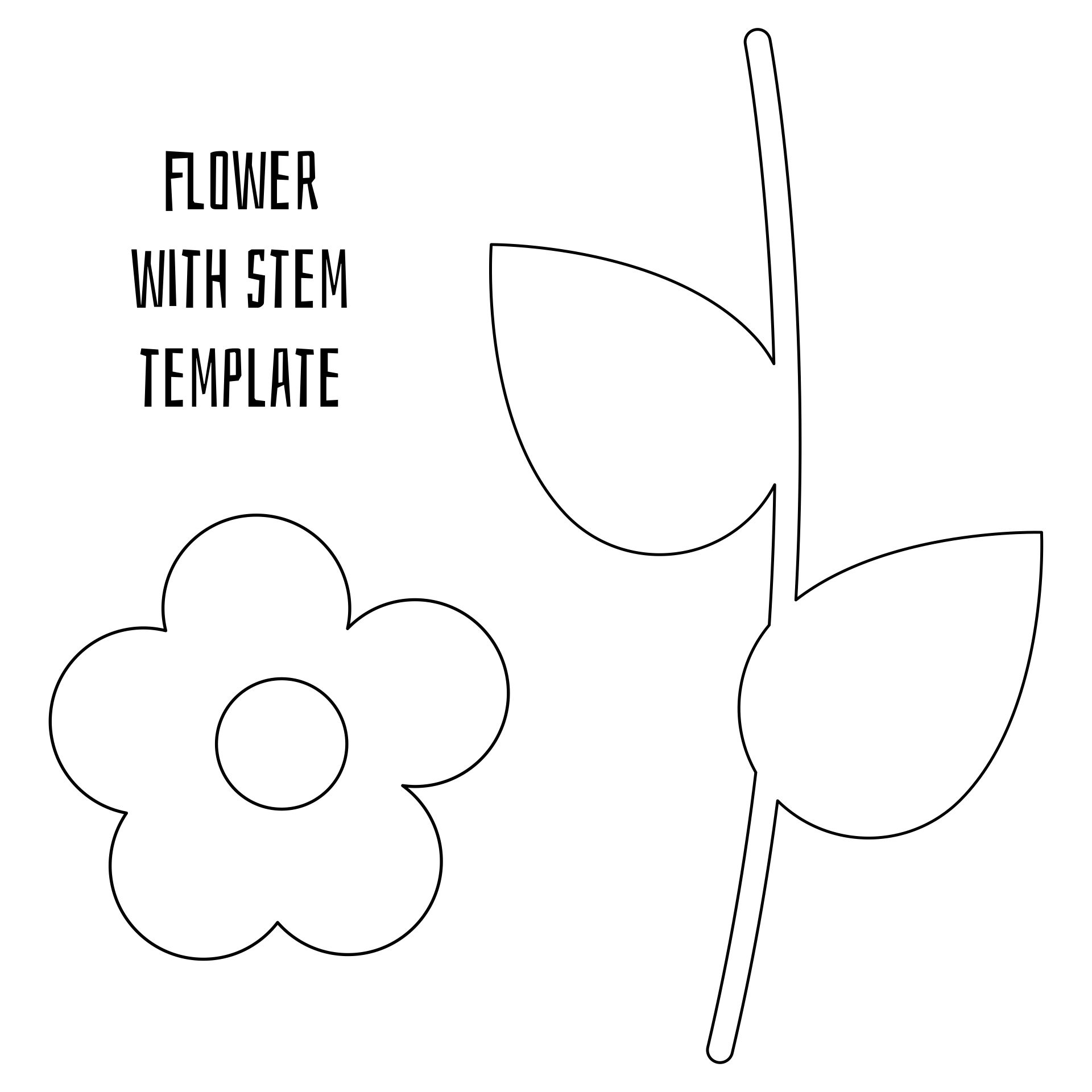 Flower Stems 12 Free PDF Printables Printablee Flower Stems 12 Free PDF Printables Printablee