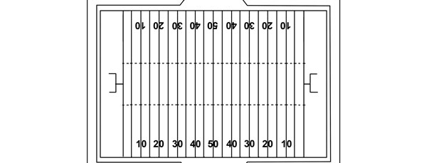 Football Field Template Large Football Field Template Large