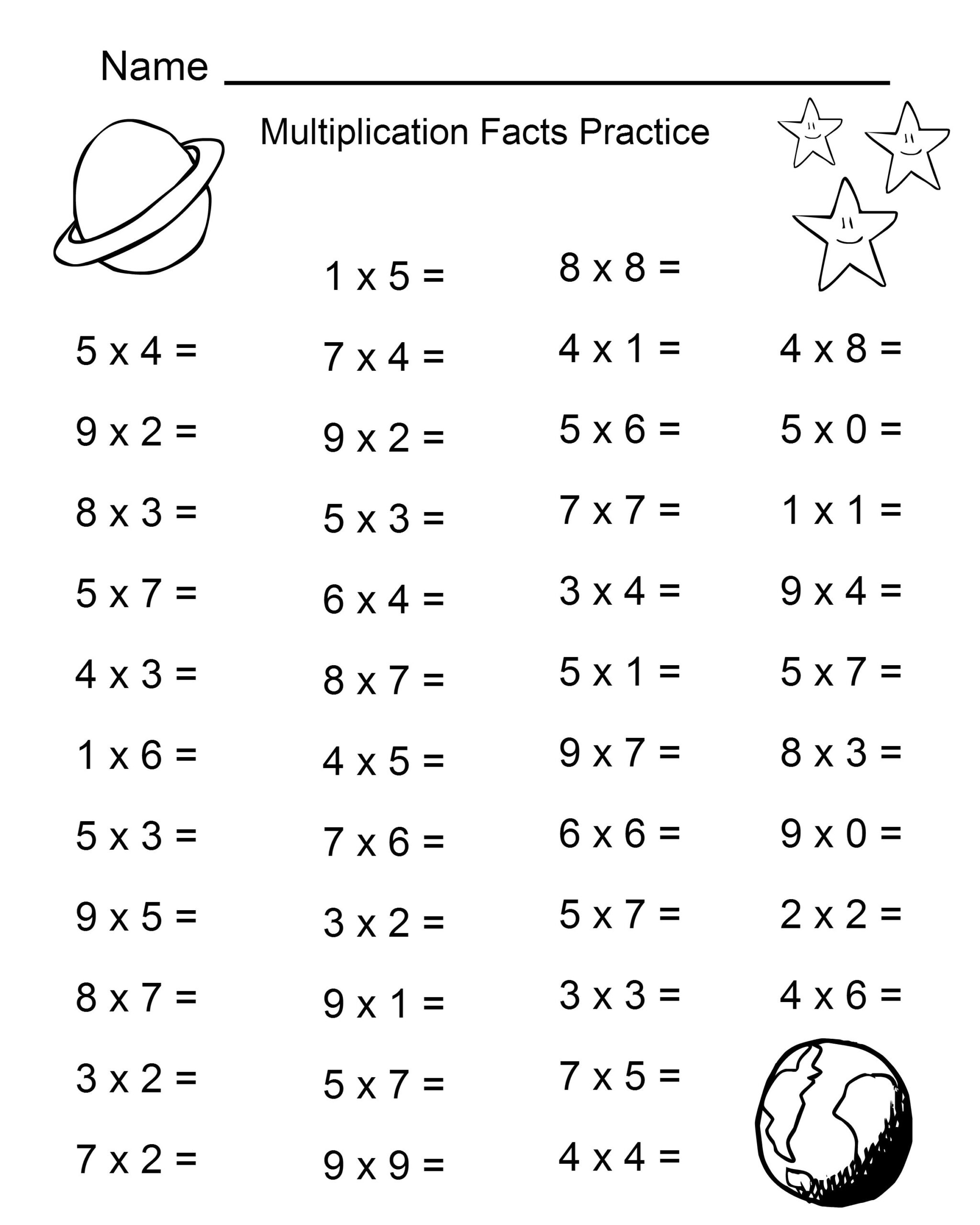 Fourth Grade Math Worksheets Free Printable