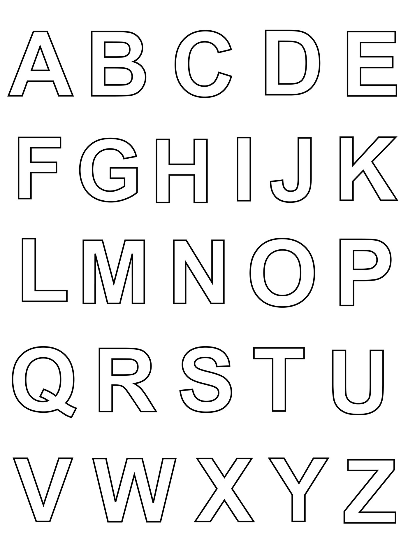 Free 2 Inch Alphabet Stencils Printable Free Templates Printable Free 2 Inch Alphabet Stencils Printable Free Templates Printable