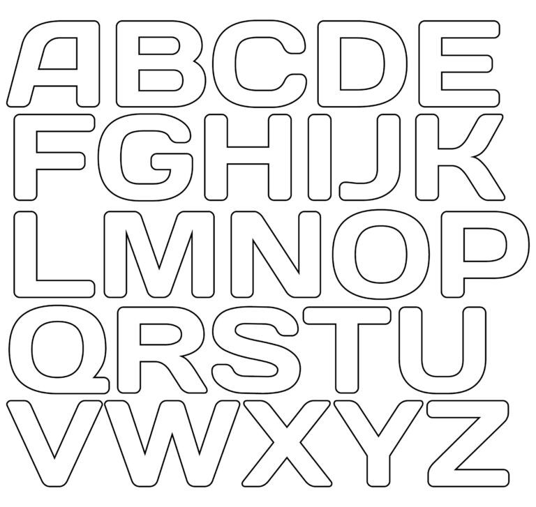 Free Alphabet Cutouts Free Printable Alphabet Letters Vrogue co
