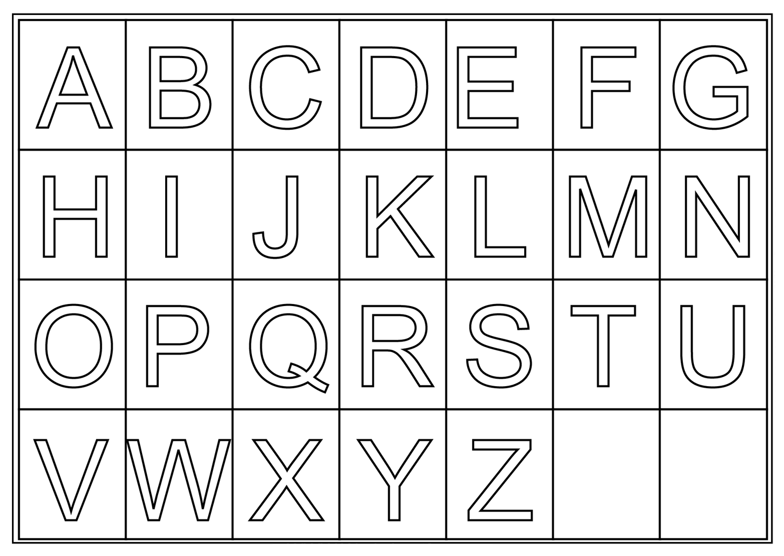 Free Alphabet Letter Printables