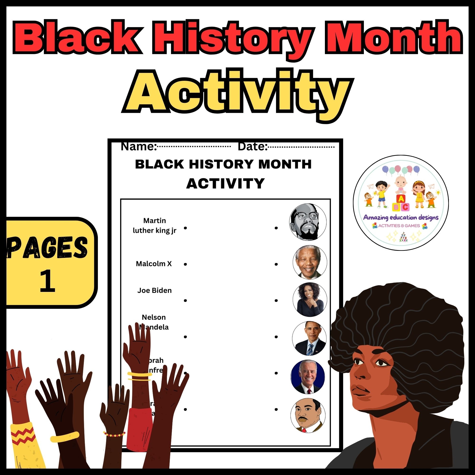 Free Black History Month Worksheets For Kids Free Worksheets Printable Free Black History Month Worksheets For Kids Free Worksheets Printable
