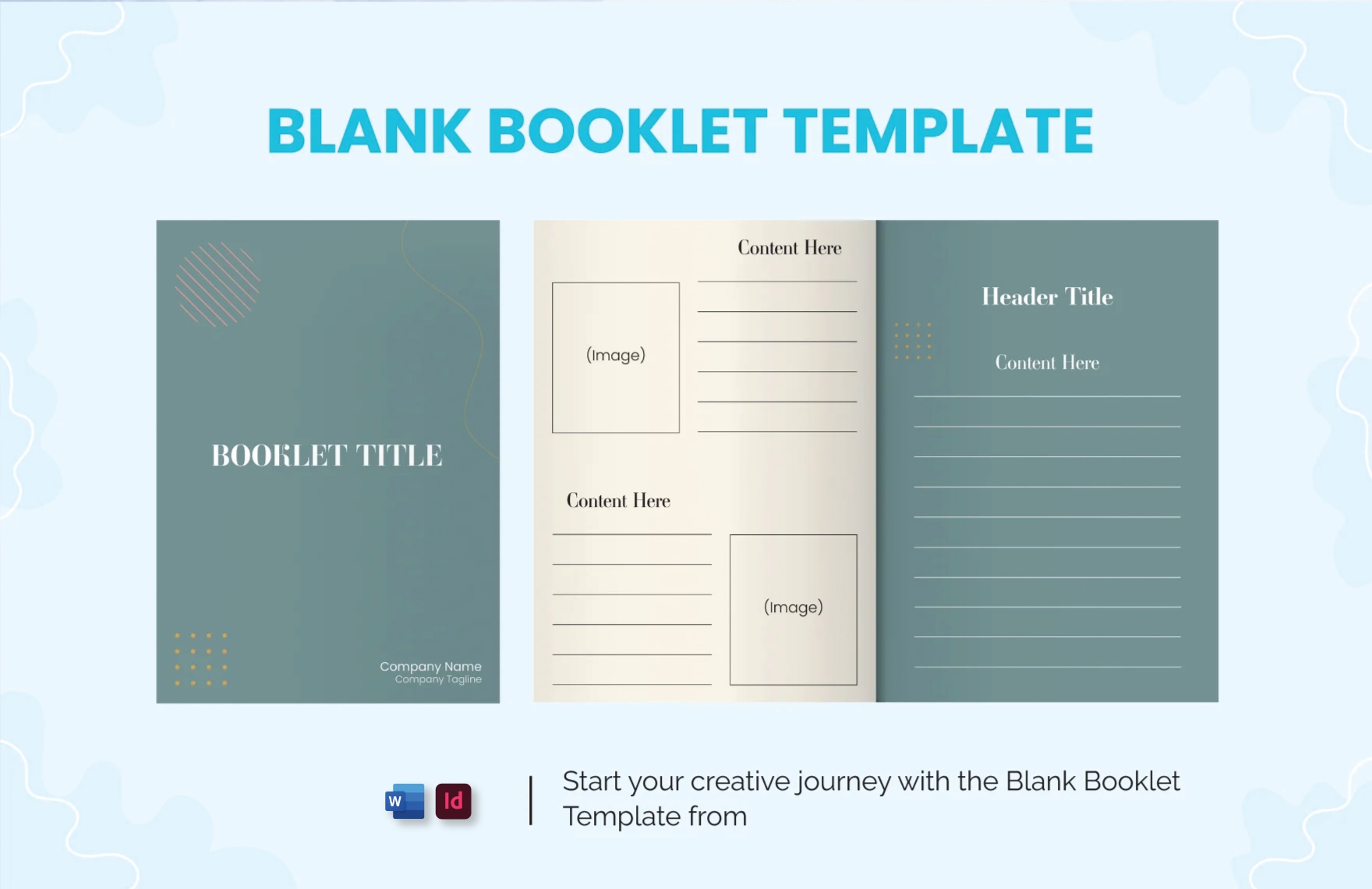 Free Booklet Templates Editable And Printable