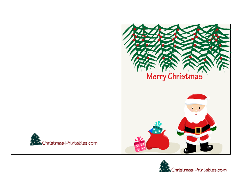 Free Christmas Card Printable Templates