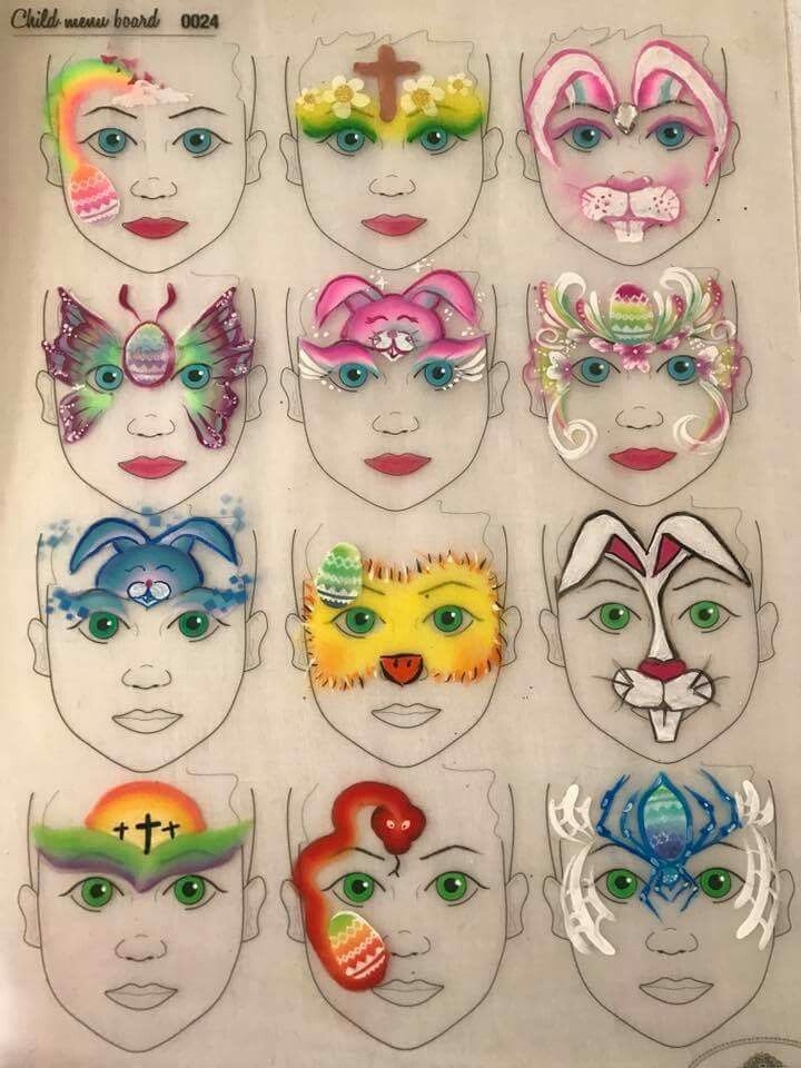 Free Face Paint Printable Templates DRCullings Templates