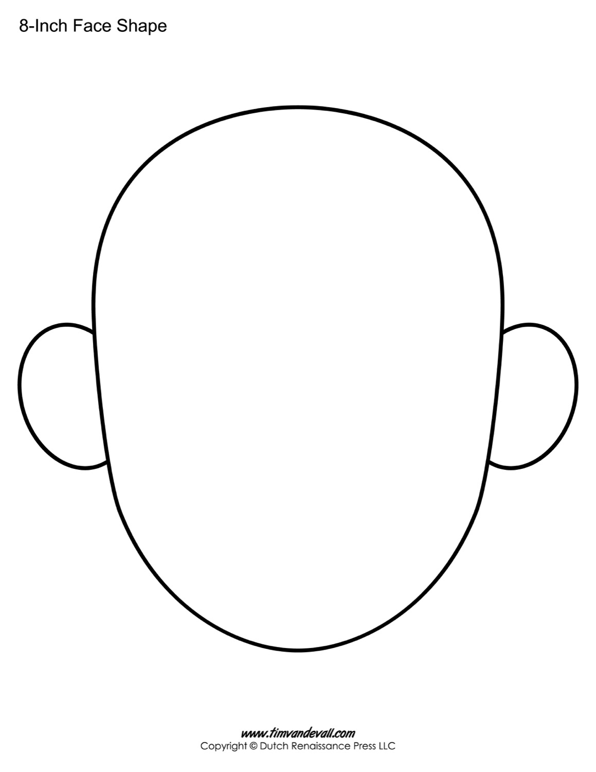 Free Face Template Free Printable