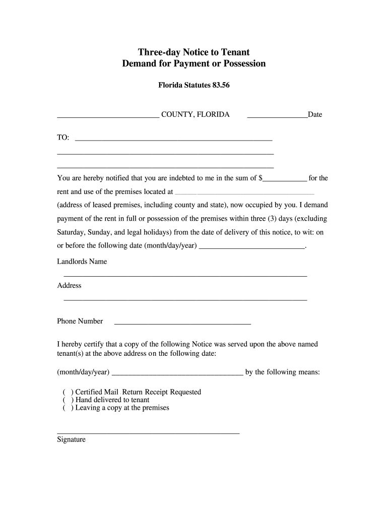 Free Fillable 3 Day Notice Form Printable Forms Free Online Free Fillable 3 Day Notice Form Printable Forms Free Online