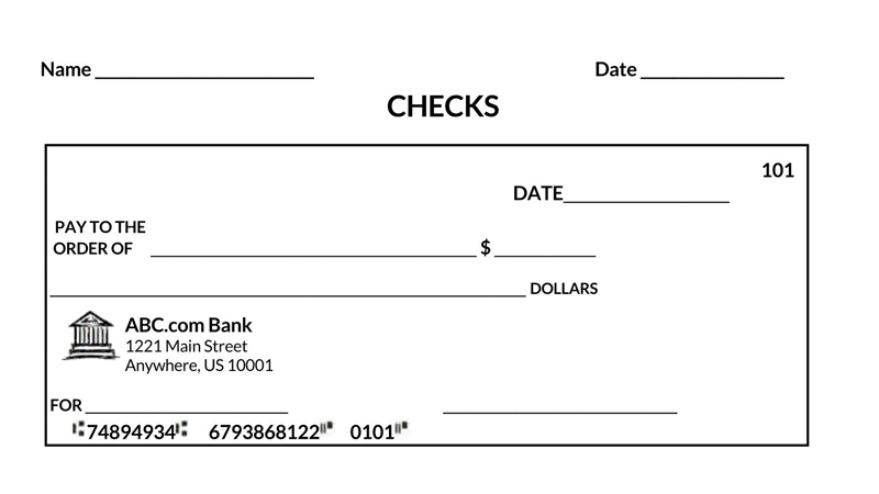 Free Fillable Blank Check Templates How To Fill Word PDF