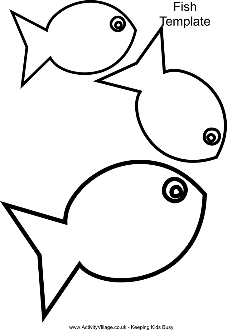 Free Fish Template PDF 27KB 3 Page s 