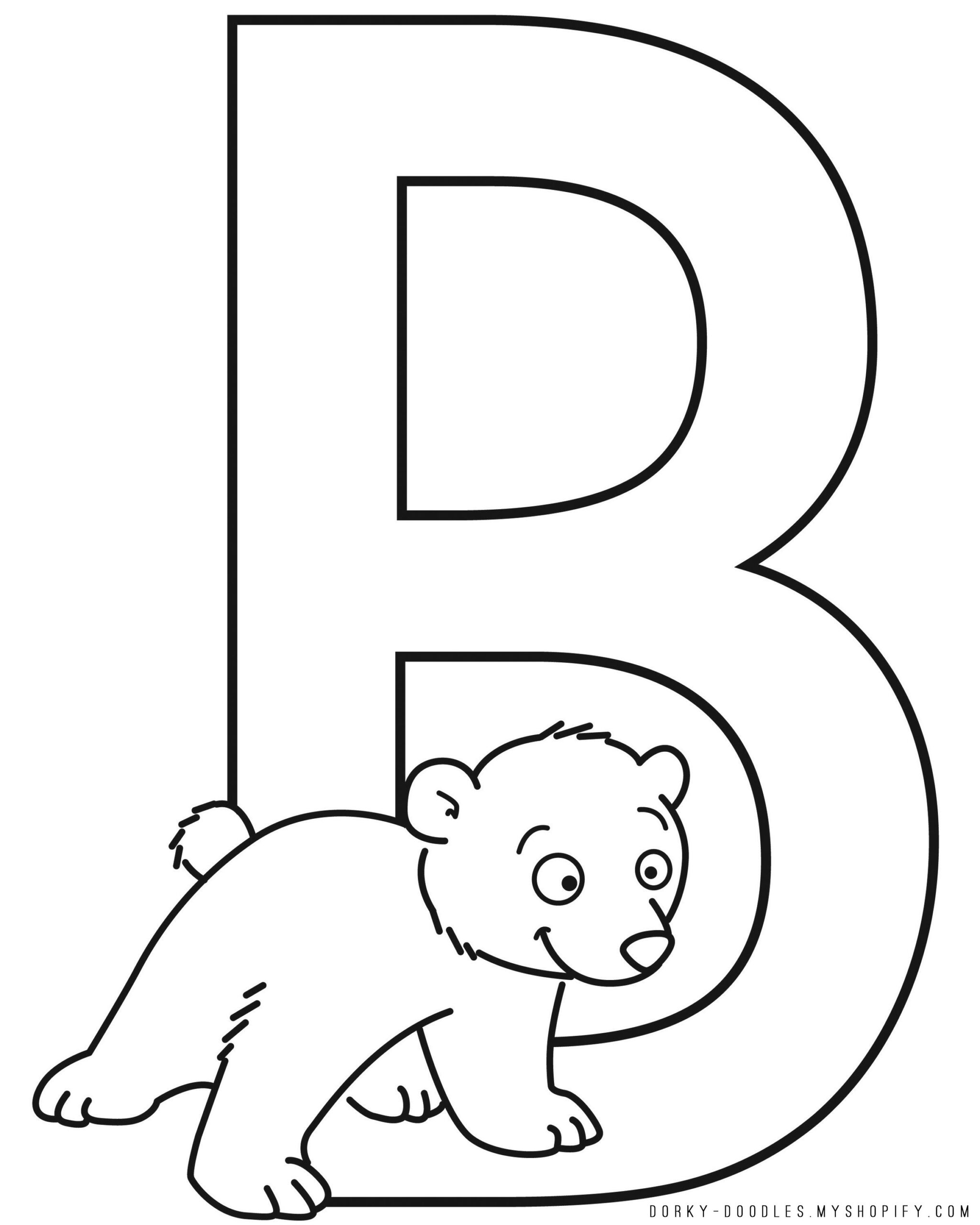 Free Letter B Printables Printable Word Searches
