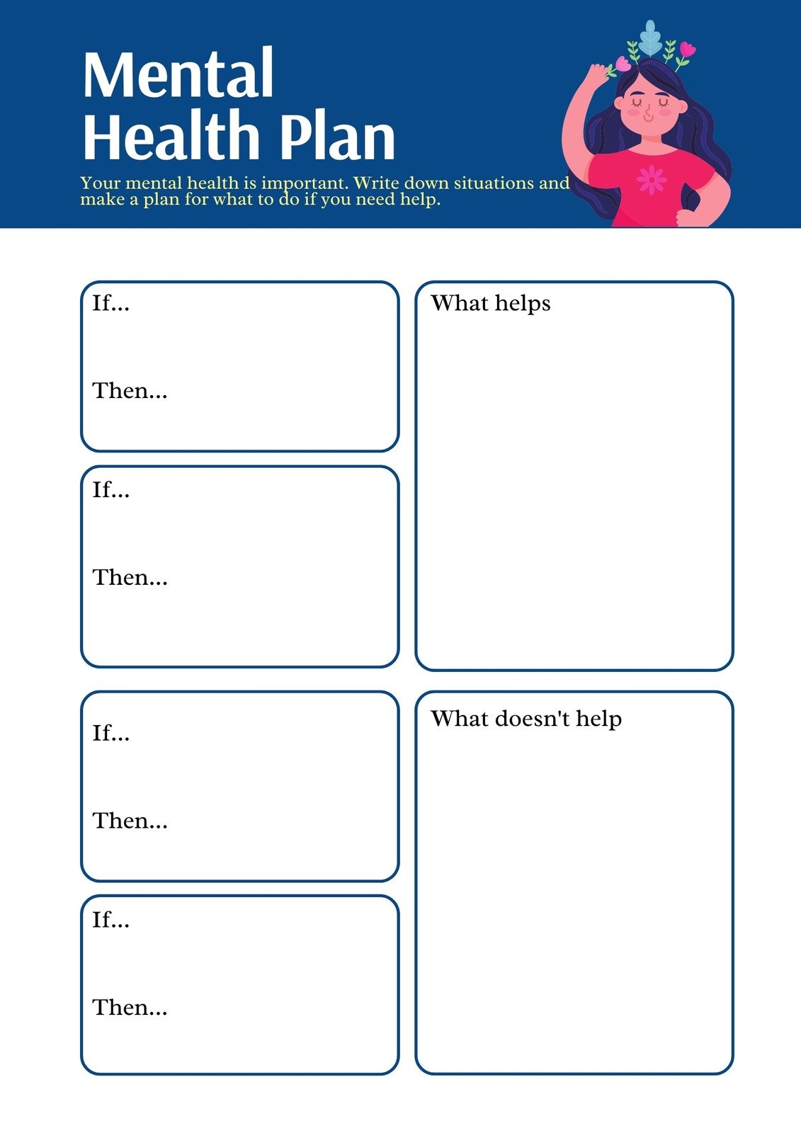 Free Mental Health Worksheet Printable Download Free Mental Health 