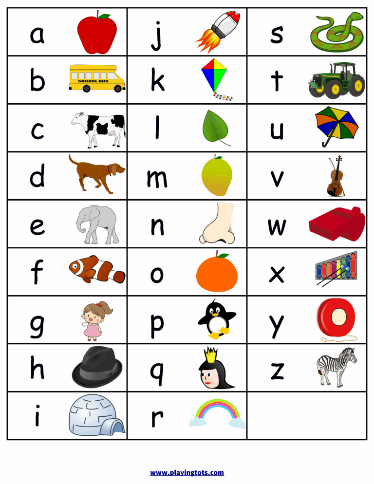 Free Pdf Alphabet Letters Printables
