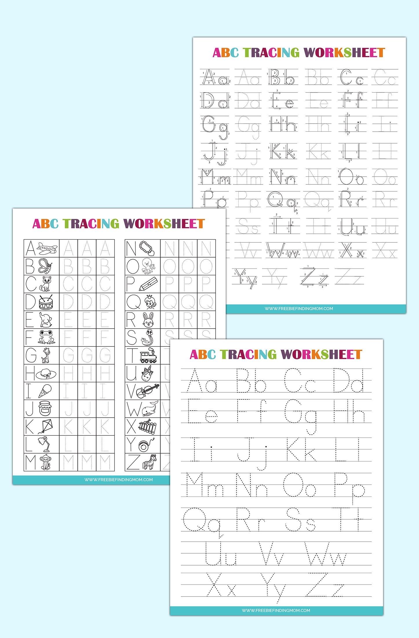 Free Printable ABC Tracing Worksheets For Kids Printables For Everyone