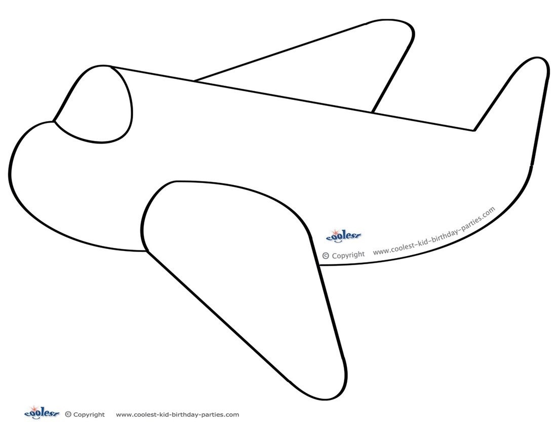 Free Printable Airplane Template Free Printable Free Printable Airplane Template Free Printable