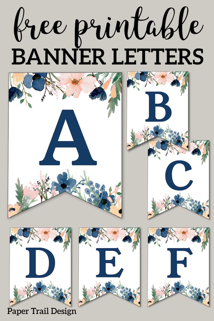 Free Printable Alphabet Banner Printable Calendars AT A GLANCE