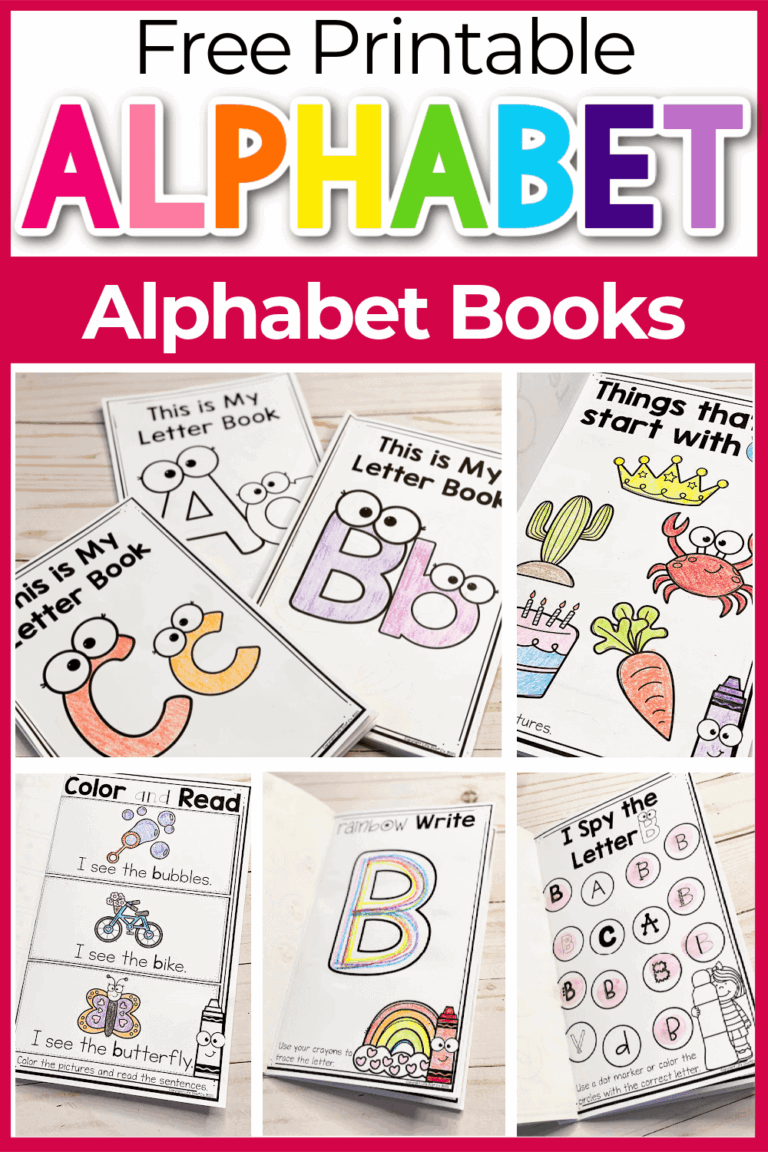 Free Printable Alphabet Books For Preschoolers Alphabet Printables 
