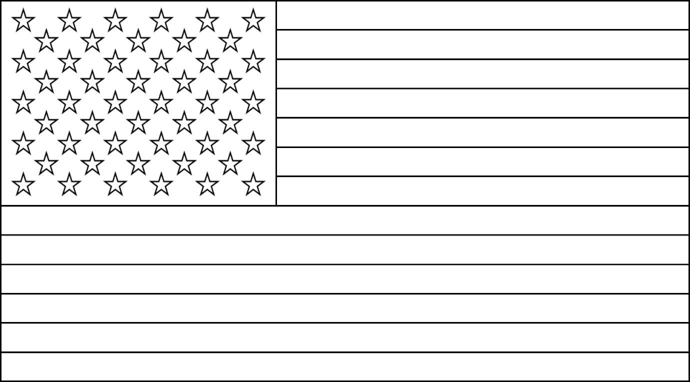 Free Printable American Flag Template Free Templates Printable