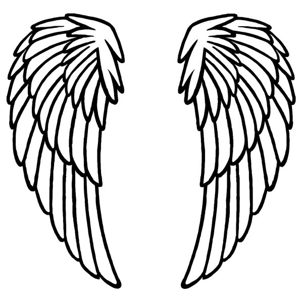 Free Printable Angel Wings Template Templates Printable