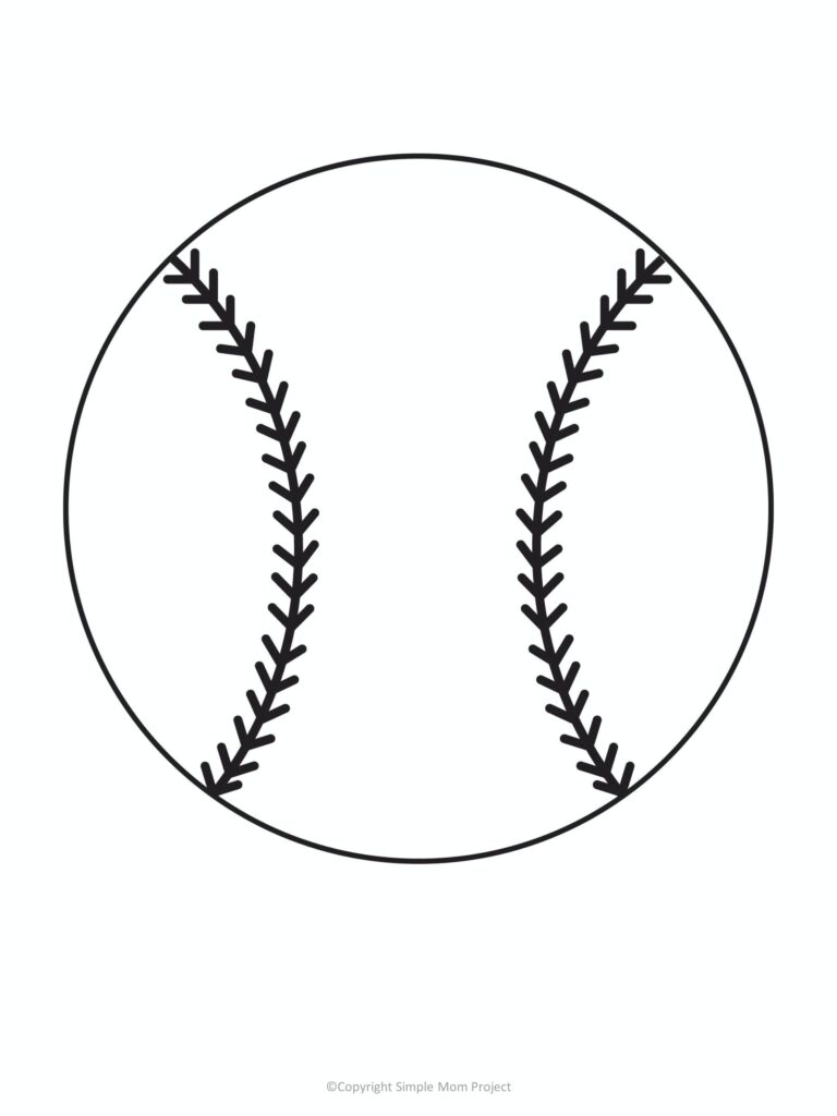Free Printable Baseball Template Artofit